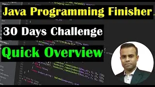 Quick Overview | 30 Days Java Programming Challenge