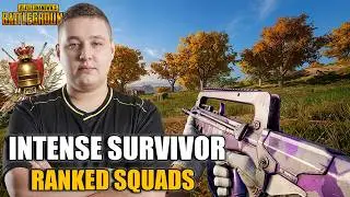Lev4nte | 13 Kills | Intense Survivor Ranked Squads (PUBG Ranked)
