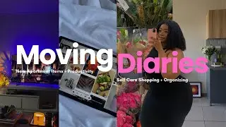 Moving Diaries EP3 📦💓| Self Care Shopping, Apartment item essentials , Grocery and Cosmetics Haul,