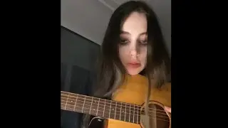 Lesbian song - we fell in love in october   girl in red sad slowed guitar cover