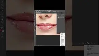 How to Create Realistic Lipstick in Photoshop | Photoshop Shorts Video Tutorial