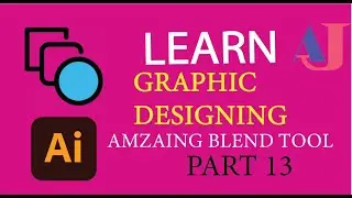 How to use the Blend tool in Illustrator part 13