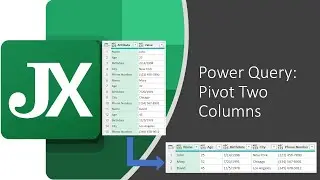 Pivot Two Columns in Power Query (Without Error)