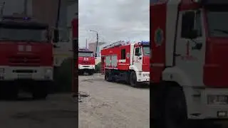 Пожар. Район Жас Оркен возле 40й школы 