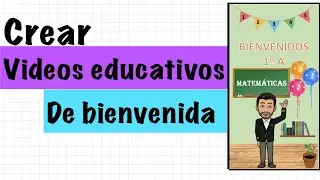 Videos de bienvenida a clases virtuales con power point ¿cómo hacer un video de bienvenida?Educación