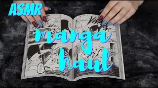 ASMR 💋MANGA HAUL💋 Whispered, Page Turning, Light Tapping & Scratching