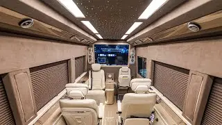 Mercedes Sprinter Luxury Interior Design with Toilet & Wheelchair Transfer Seat