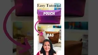 Easy Bag Making Tutorial From Pouch To Crossbody Bag