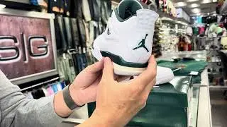 Nike Air Jordan Retro 4 Oxidized Green(2024) at Street Gear - Hempstead NY