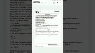 How to download HW in pdf and word format in The Homework App