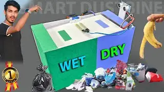 Wet & Dry Waste Smart Dustbin for House | Best science Project | Harish Projects