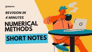 Numerical Methods | Short Notes | Engineering Mathematics | GATE ESE PSU