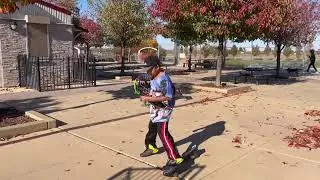 First time trying bow and arrows on ripstik #shorts #fun #cute #raymondsadventure  #viral #trending