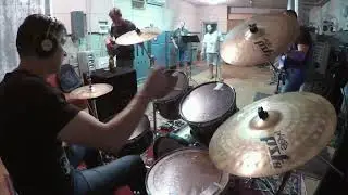 Звуки космоса_Drum Cam_Чёрный Кофе Cover (Репетиция 30.08.2024)
