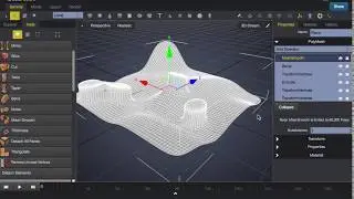 Creating a quick landscape in Clara.io