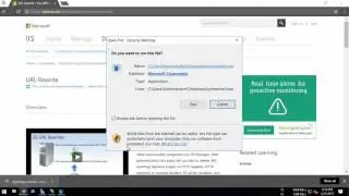 URL Rewrite Module in IIS 10 on Windows Server 2016