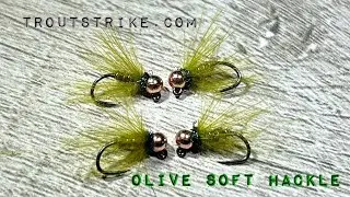 Euro Nymph-Olive Soft Hackle