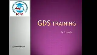 Type of GDS and Basic Commands( Amadeus/Sabre/Galileo ) 