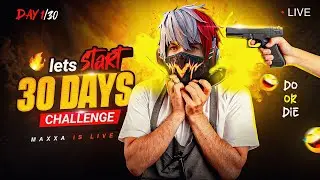 MAXXAAA WITH 30 DAYS CHALLENGE - DAY 1/30 | MAXXAAA LIVE
