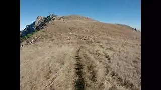 Autumn trail running on the Buila Trail Race - Buila 33K route