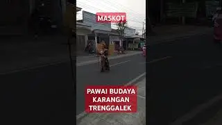 Maskot pawai budaya karangan Trenggalek #music #cover #dj #kampungjawa