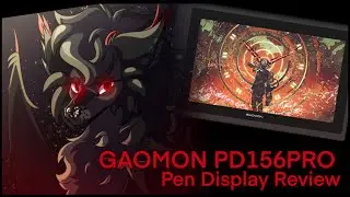 GAOMON PD156PRO Pen Display Review + SpeedPaint!!