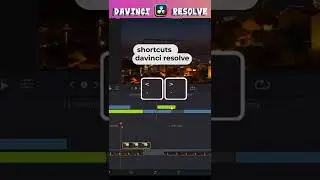 shortcuts | DaVinci Resolve (#shorts)