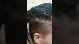 на окрашенный андеркат 35 штук #дреды