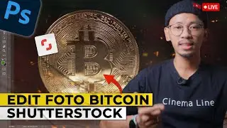 🔴 Edit Foto Bitcoin Di Photoshop Untuk Jual di Shutterstock