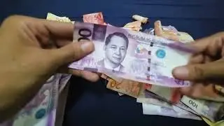 ASMR PHILIPPINE PESOS ( PHP ) SORT AND COUNT-  Let us Sort and count 85,900PHP