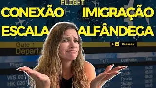 PASSO A PASSO - TUDO que você precisa SABER para fazer um voo INTERNACIONAL - O que é imigração?