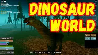 ROBLOX ❤️️ DINOSAUR WORLD MOBILE 🐉 🦎 прохождение крутые динозавры ✅ часть 1