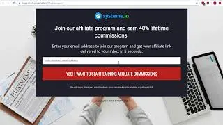 How to create your affiliate program with systeme io