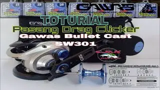 CARA MUDAH PASANG DRAG CLICKER #gawasbulletcastsw301 #diy #dragclicking