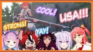 Hololive First Time Using Guns In Palworld【Palworld/Hololive】