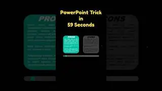 🥵 PowerPoint Morph Tutorial ✨UI Animation #powerpoint #shorts