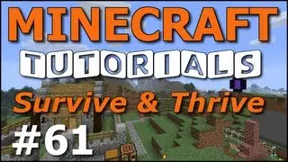 Minecraft Tutorials - E61 Cozy Cabin - Part 1 (Survive and Thrive III)