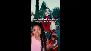 Why DYED HAIR Stopped Being So Edgy #shorts