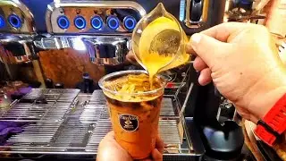 แบ่งปันแนวทางการชงเมนูแนวฟิวชั่น  ลาเต้มะพร้าวไทย By คนทำกิน