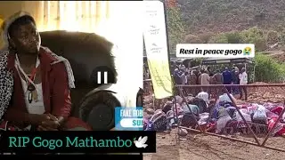 Fake Gobela Presenter Gogo Mathambo laid to rest, a day before his birthday, his funeral video, RIP💔
