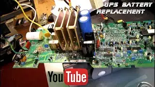 How To Replace/Repair A Battery In A UPS || Tutorial