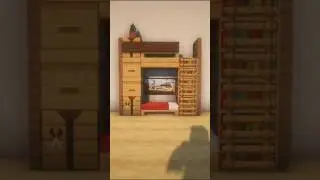 Minecraft Bed Design - Small Bunk Bed 2 