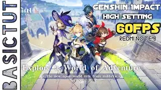 Game Test redmi note 8 High setting 60fps | Genshin Impact