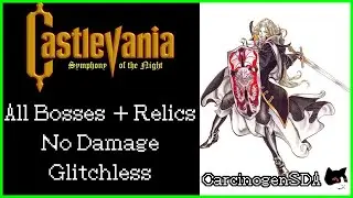 Castlevania: Symphony of the Night (PS1) - All Bosses, All Relics, No Damage 100%