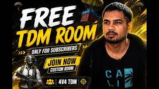 BGMI LIVE 4.5UPDATE  | FREE TDM ROOM | M416 vs SNIPER | CUSTOM ROOM LIVE