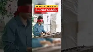 PLAYING TURKISH MARCH BLINDFOLDED! 😍❤️❤️