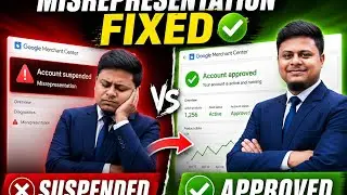 GMC Misrepresentation Fix | Google Merchant Center Suspended Approved 2026