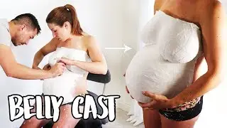 PREGNANT BELLY CAST! - 36 Weeks Pregnant!