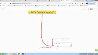 Работа с ментальной картой слушателей курсов ML
