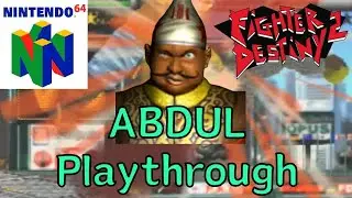 Fighter Destiny 2 (Nintendo 64) - ABDUL Playthrough [Crazy Difficulty]